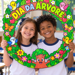 MOLDURA PARA BAMBOLÊ – DIA DA ÁRVORE