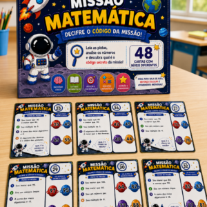 MISSÃO MATEMÁTICA – DECIFRE O CÓDIGO DA MISSÃO!