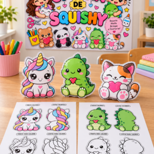 KIT OFICINA DE SQUISHY – SEMANA DAS CRIANÇAS