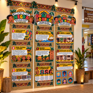 Kit Consciência Negra para Imprimir – Museu da Cultura Afro-Brasileira com Atividades