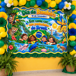 Painel Dia da Bandeira para Imprimir – 19 de Novembro