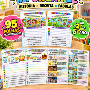 KIT ORGANIZE — HISTÓRIA, RECEITA E FÁBULAS