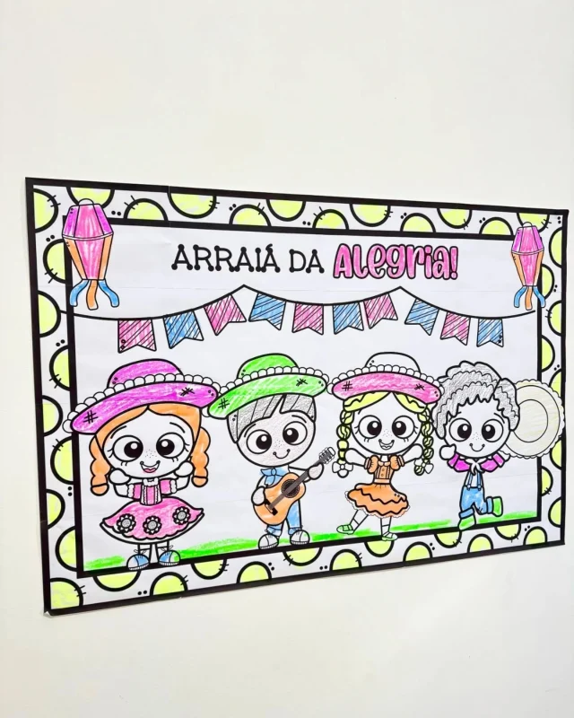 🖍️🌽 COLORINDO O ARRAIÁ COM MUITA ALEGRIA! 🎉🎨
Olha que ideia LINDA pra envolver a criançada na decoração da festa:
um Cartaz gigante de Festa Junina pra colorir! 😍✨

📏 Mede 70cm x 1 metro de pura diversão!
📄 Vai em PDF prontinho pra imprimir (não editável)
🖍️ Ideal pra turmas da Educação Infantil e séries iniciais
💡 Perfeito pra mural colaborativo ou cantinho criativo da festa!

Deixe os pequenos colocarem a mão na massa e as cores no arraiá! 🌈

👇 Comenta aqui: você prefere giz de cera, lápis de cor ou canetinha?

 #AtividadeJunina #DecoraçãoColaborativa