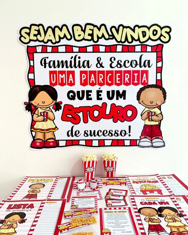 ✨ Preparar, acolher, envolver! ✨
Sua próxima reunião de pais pode (e deve!) ser mais que um encontro... pode ser uma experiência inesquecível! 💛

Apresentamos o Kit Reunião — feito com carinho para fortalecer os laços entre escola e família! 📚🏠

💡 O que tem no kit?
🎨 Painel decorativo
✉️ Bilhete personalizado
💌 Cartões com mensagem + mimo
⏰ Relógio lembrete
🌟 Mensagem inspiradora
🤝 Dinâmica envolvente
📝 Pauta sugestiva + em branco
🖊️ Lista de presença

Tudo pensado para acolher com afeto, informar com clareza e inspirar com propósito. 🌈

📣 Professores, vocês gostariam de transformar suas reuniões com esse toque especial?
Comente "quero" ou marque um colega educador que PRECISA conhecer essa ideia! 👇✨

#KitReunião #EducaçãoComAfeto #ProfessorCriativo #ReuniãoDePais #GestãoEscolar #AcolhimentoEscolar #ProfessoresQueInspiram