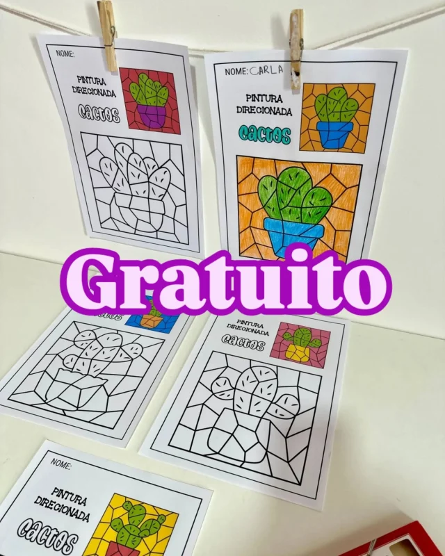 🎨🌵 Material Pedagógico Gratuito! 🌵🎨

Quer estimular a coordenação motora, atenção e criatividade dos pequenos de forma divertida? Apresentamos as Atividades de Pintura Direcionada - Tema: Cactos! 🌈✂️

🖍️ São 4 folhas de atividades especialmente pensadas para crianças da Educação Infantil, prontas para imprimir e usar na sua rotina!

📄 Formato PDF
🔒 Arquivo não editável
🆓 100% gratuito

Perfeito para desenvolver habilidades importantes de forma leve e criativa! 💡✨

Para receber é só:

🏃🏾‍♀️ Seguir a página @aulaa_criativa
❤️ Curtir o post 
✅️ Comentar EU QUERO

📥 Depois é só correr no seu direct e receber o seu material. 

#EducaçãoInfantil #AtividadesGratuitas #CoordenaçãoMotora #ProfessoresCriativos #MaterialPedagógico #PDFGrátis
