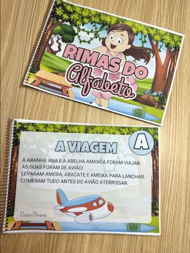 ✨📚 Professores dos anos iniciais, atenção! ✨

Já pensou em transformar o treino de leitura em um momento divertido e cheio de rimas? 🎶📝

Apresento o Arquivo Rimas do Alfabeto 👉 um material feito com 26 textos rimados, um para cada letrinha do alfabeto.
💡 Ideal para turmas em fase de alfabetização!

O que você encontra nele:
🔠 Textos em letra bastão maiúscula
🔡 Textos em letra bastão minúscula
✍️ Textos em letra cursiva
🎨 Ilustrações fofas que deixam a leitura ainda mais atrativa

Tudo isso por apenas R$ 8,00 💸

Um recurso simples, lúdico e eficaz para ajudar seus alunos a desenvolverem a fluência e compreensão leitora! 💕

👉 Garanta já o seu e leve mais rima e diversão para sua sala de aula!

#Alfabetização  #ProfessoresCriativos #AnosIniciais #educaçãocomamor